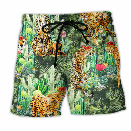Catamount Love Cactus Style - Beach Short - Owl Ohh - Owl Ohh