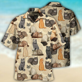 Cat Make Me Happy - Hawaiian Shirt - Owl Ohh - Owl Ohh