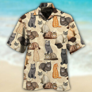 Cat Make Me Happy - Hawaiian Shirt - Owl Ohh - Owl Ohh