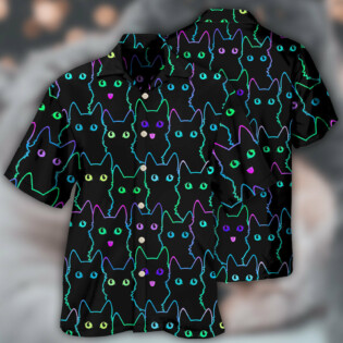 Cat Cute Little - Hawaiian Shirt - Owl Ohh - Owl Ohh