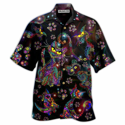 Cat Colorful Amazing - Hawaiian Shirt - Owl Ohh - Owl Ohh