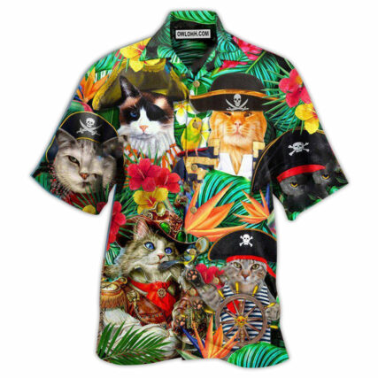 Cat It's Pirate Life For Me - Hawaiian Shirt - Owl Ohh - Owl Ohh