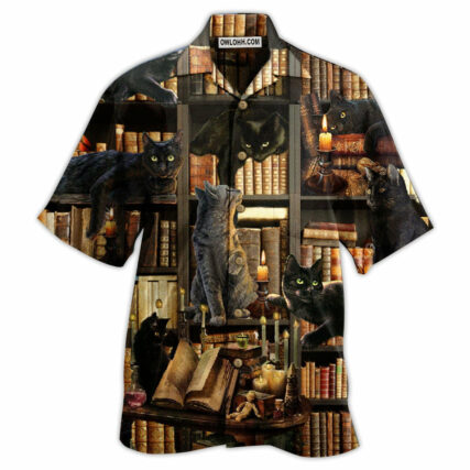 Book Cats Love Book Everytime - Hawaiian Shirt - Owl Ohh - Owl Ohh