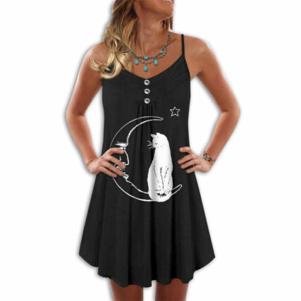 Cat Love Summer Vibes Unique - Summer Dress - Owl Ohh - Owl Ohh