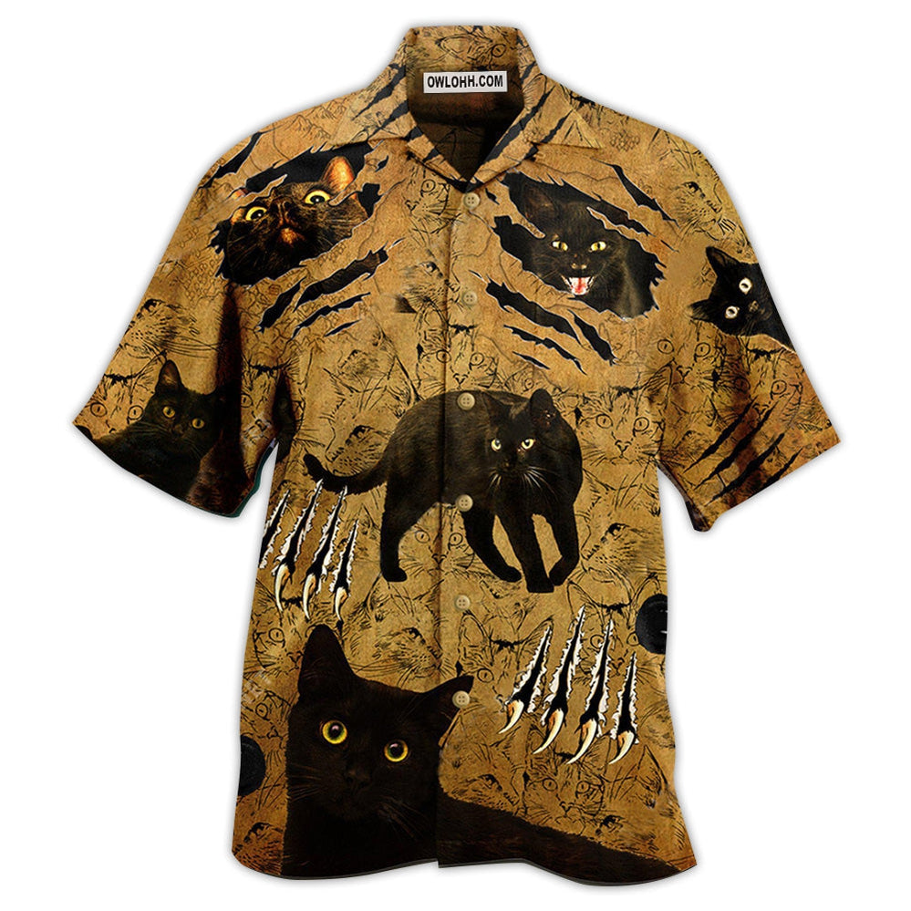 Cat Put Your Paws Up - Hawaiian Shirt - Owl Ohh - Owl Ohh