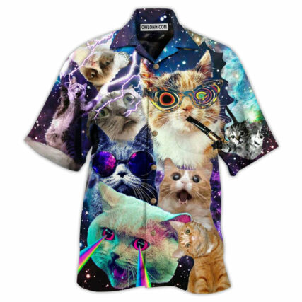 Cat The Battle Flying Cat - Hawaiian Shirt - Owl Ohh - Owl Ohh