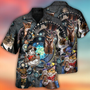 Cat Mechanic Cool Style - Hawaiian Shirt - Owl Ohh - Owl Ohh