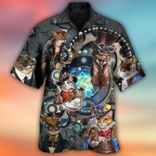 Cat Mechanic Cool Style - Hawaiian Shirt - Owl Ohh - Owl Ohh