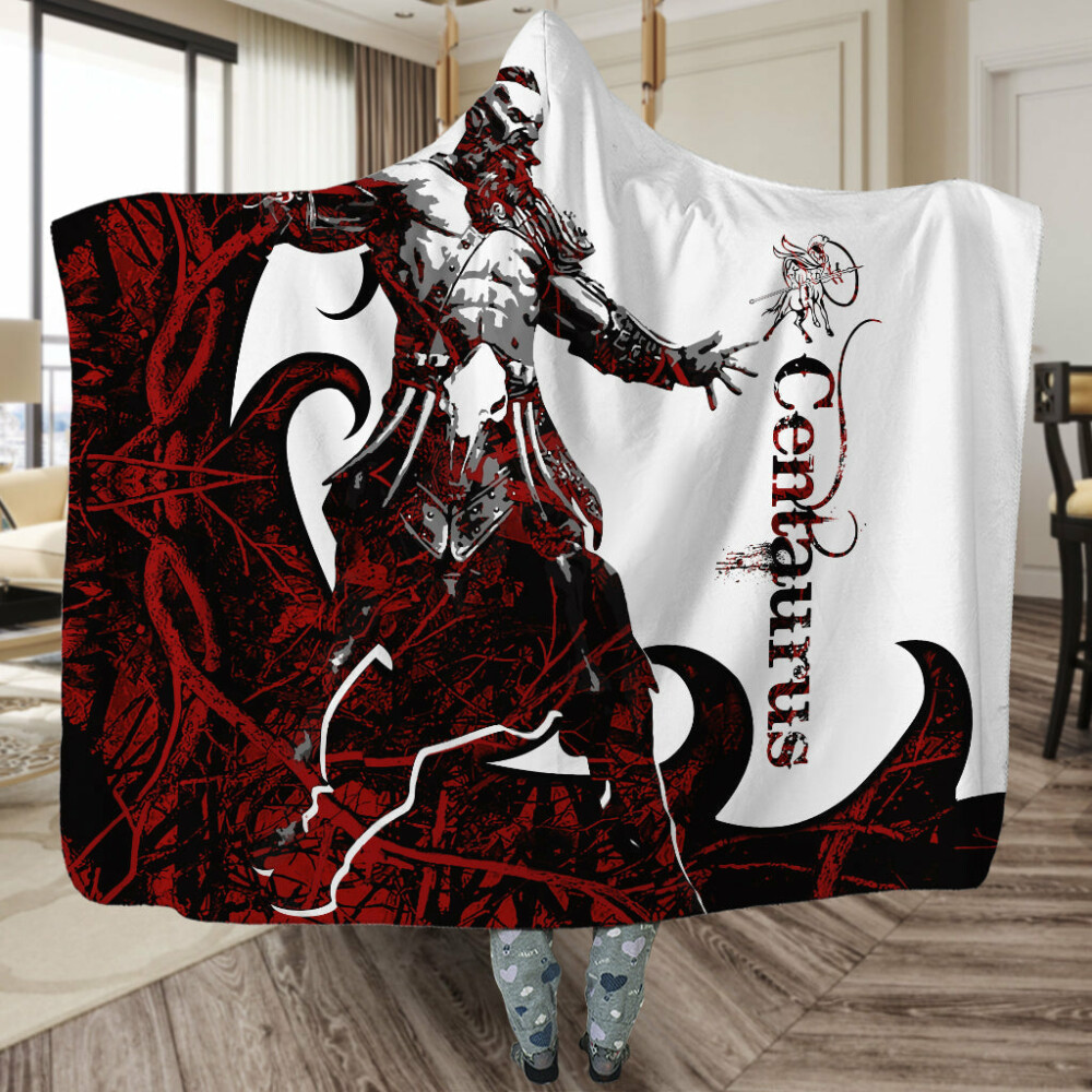Viking Centaurus Legend Red And White Cool Style - Hoodie Blanket - Owl Ohh - Owl Ohh