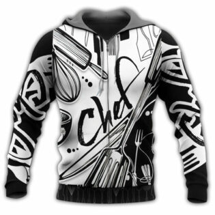 Chef Black And White Style So Nice - Hoodie - Owl Ohh - Owl Ohh
