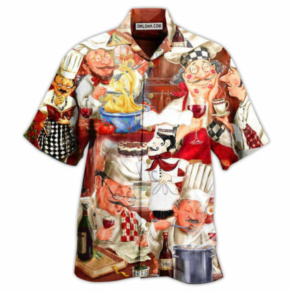 Chef Cooking Is The Art Of Life I'm So Happy - Hawaiian Shirt - Owl Ohh - Owl Ohh