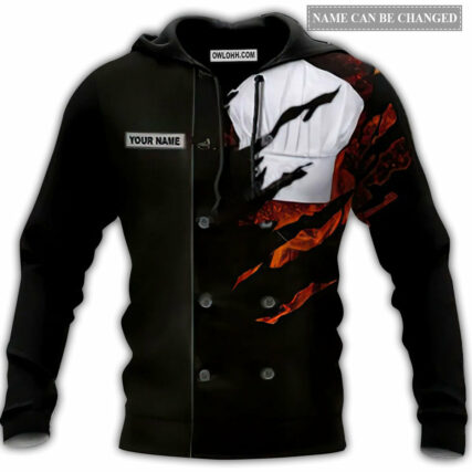 Chef Fire Personalized - Hoodie - Owl Ohh - Owl Ohh