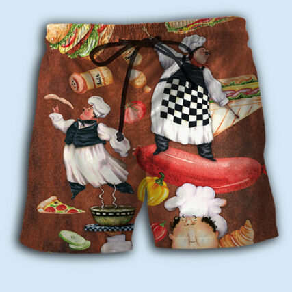 Chef Funny Food I'm A Chef - Beach Short - Owl Ohh - Owl Ohh