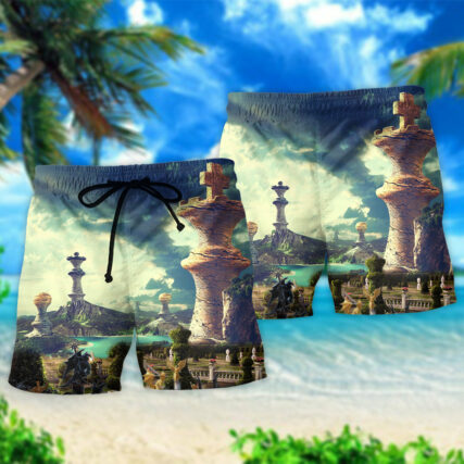 Chess Is A Funny Game Cool Style - Beach Short - Owl Ohh - Owl Ohh