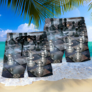 Chess Just Play Chess Stunning - Beach Short - Owl Ohh - Owl Ohh