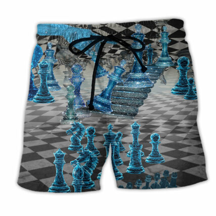 Chess Is Like A Game - Beach Short - Owl Ohh - Owl Ohh