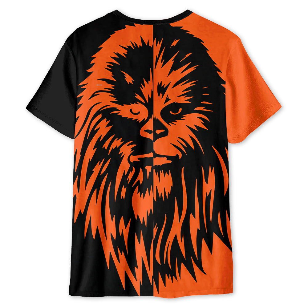 Halloween Costumes Star Wars Chewbacca Two-Faced - Unisex 3D T-shirt