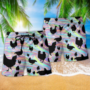 Chicken Farm Awesome Style - Beach Short - Owl Ohh - Owl Ohh