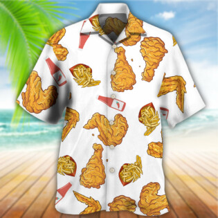 Food Chicken Delicious - Hawaiian Shirt - Owl Ohh - Owl Ohh