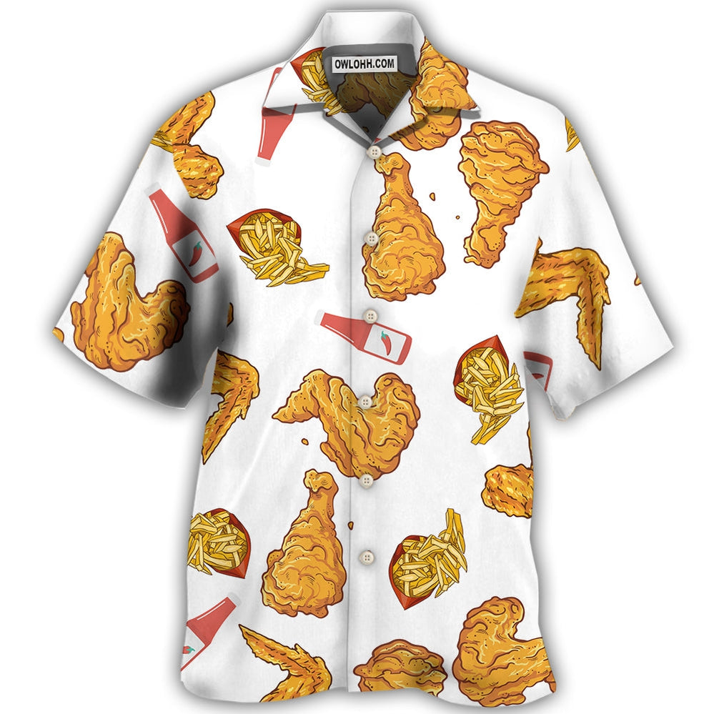 Food Chicken Delicious - Hawaiian Shirt - Owl Ohh - Owl Ohh