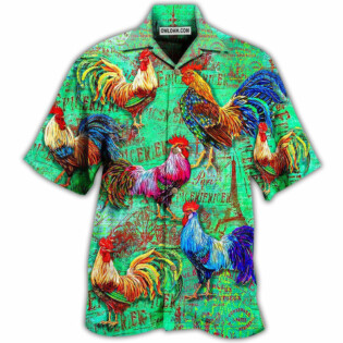 Chicken Love Green Farm Lover - Hawaiian Shirt - Owl Ohh - Owl Ohh