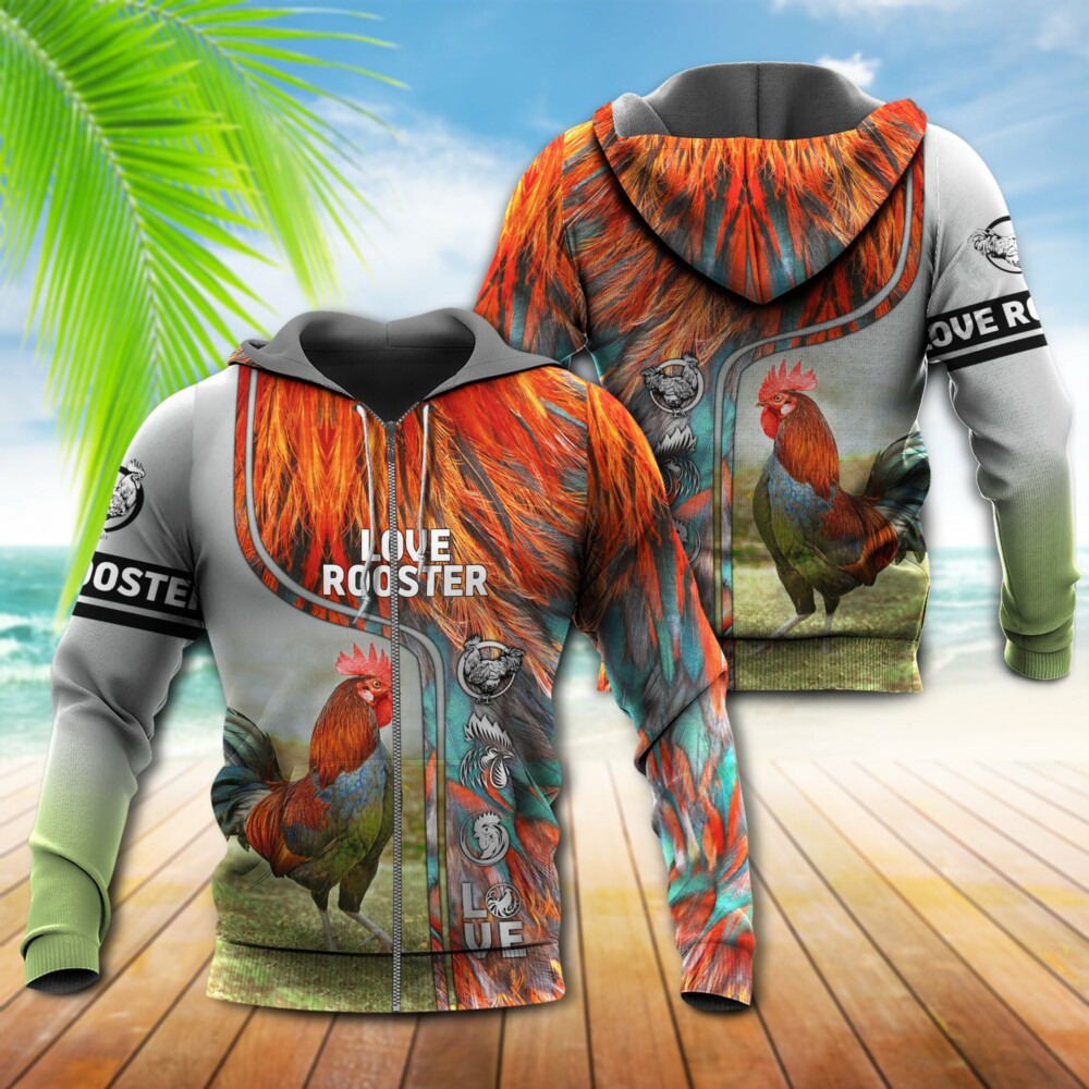 Chicken Rooster So Cool - Hoodie - Owl Ohh - Owl Ohh
