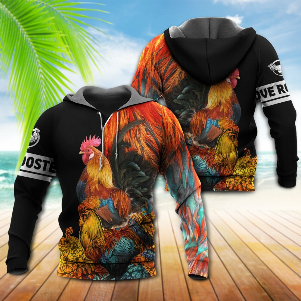 Chicken Rooster They Spit On Me In My Homeland - Hoodie - Owl Ohh - Owl Ohh
