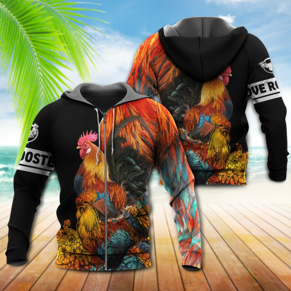 Chicken Rooster They Spit On Me In My Homeland - Hoodie - Owl Ohh - Owl Ohh