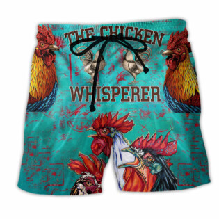 Chicken Whisperer Farm Green - Beach Short - Owl Ohh - Owl Ohh