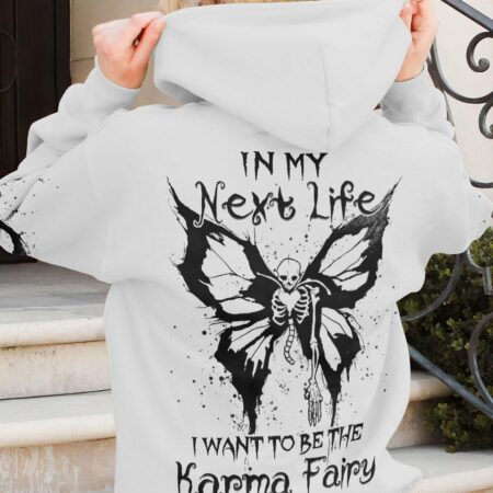 KARMA FAIRY SKULL ALL OVER PRINT - YHHN0401223