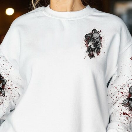 FROM OUR FIRST KISS SKULL COUPLE ALL OVER PRINT - YHLN0501232