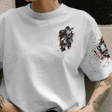 FROM OUR FIRST KISS SKULL COUPLE ALL OVER PRINT - YHLN0501232