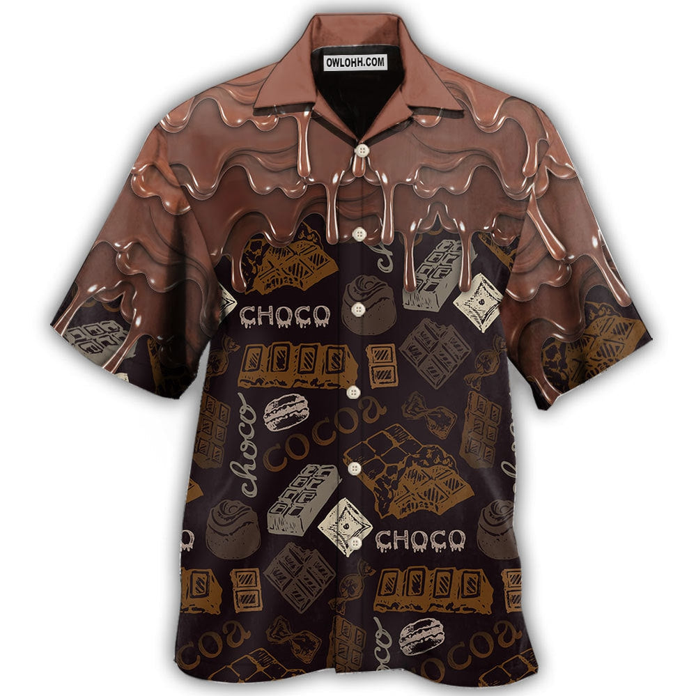 Chocolate Delicious Lover - Hawaiian Shirt - Owl Ohh - Owl Ohh