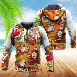 Christmas Dear Santa Heres Your Beer - Hoodie - Owl Ohh - Owl Ohh