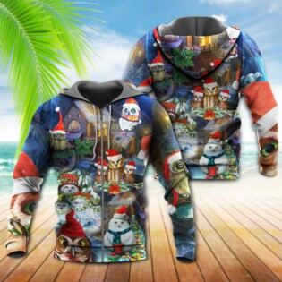 Christmas Love Owls Happiness - Hoodie - Owl Ohh - Owl Ohh