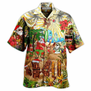 Christmas Mele Kalikimaka From Hawaii With Flower - Hawaiian Shirt - Owl Ohh - Owl Ohh