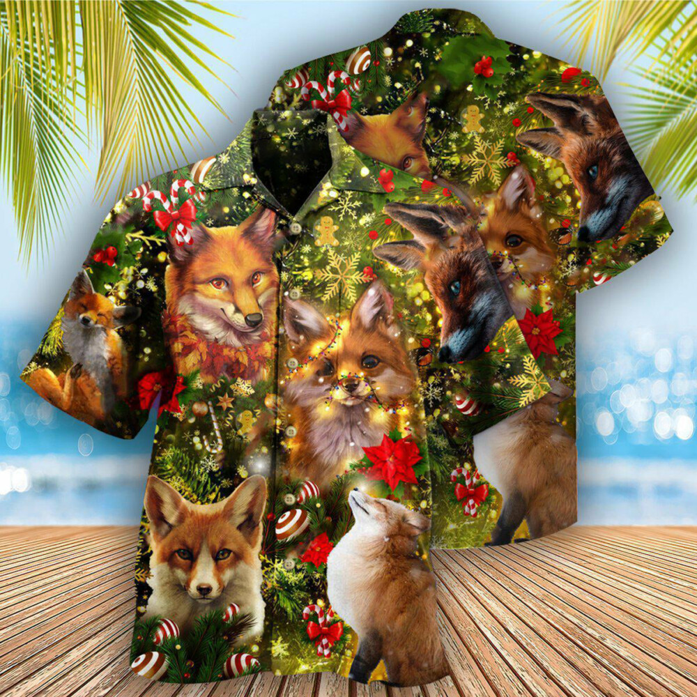 Christmas Merry Christmas Foxmask - Hawaiian Shirt - Owl Ohh - Owl Ohh
