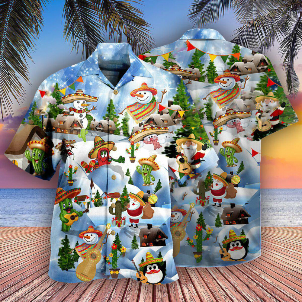 Christmas Mexican Say Merry Christmas - Hawaiian Shirt - Owl Ohh - Owl Ohh