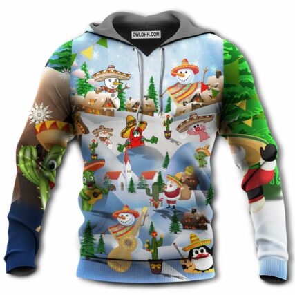 Christmas Mexican Say Merry Christmas - Hoodie - Owl Ohh - Owl Ohh