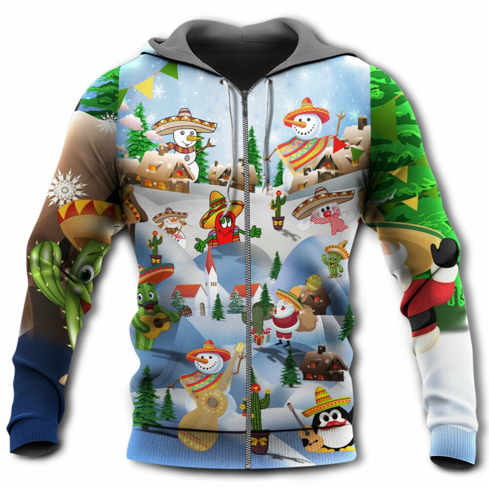 Christmas Mexican Say Merry Christmas - Hoodie - Owl Ohh - Owl Ohh