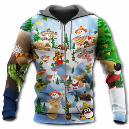 Christmas Mexican Say Merry Christmas - Hoodie - Owl Ohh - Owl Ohh