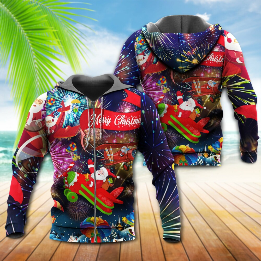 Christmas Spreading Love Santa - Hoodie - Owl Ohh - Owl Ohh