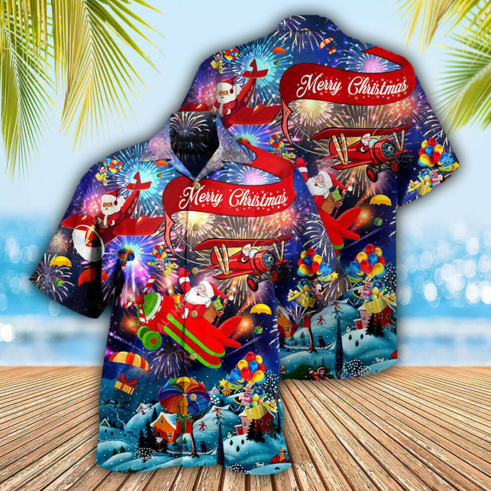 Christmas Spreading Love Santa Merry Christmas - Hawaiian Shirt - Owl Ohh - Owl Ohh