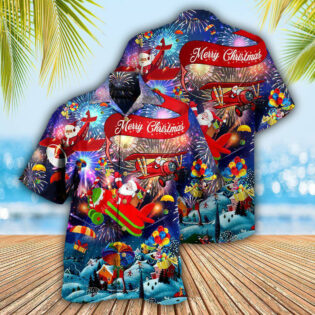 Christmas Spreading Love Santa Merry Christmas - Hawaiian Shirt - Owl Ohh - Owl Ohh
