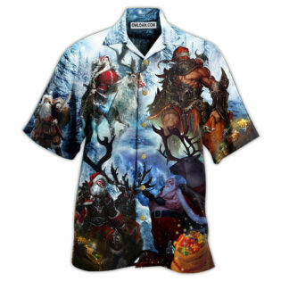 Christmas Stay Cool Santa Claus Reindeer - Hawaiian Shirt - Owl Ohh - Owl Ohh