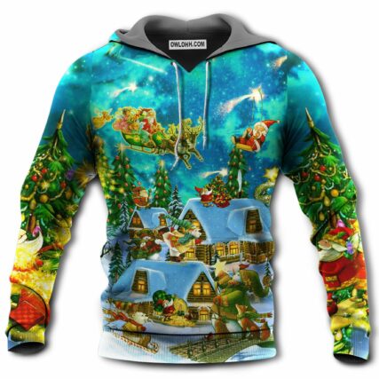 Christmas The Magical Night Happy Night - Hoodie - Owl Ohh - Owl Ohh