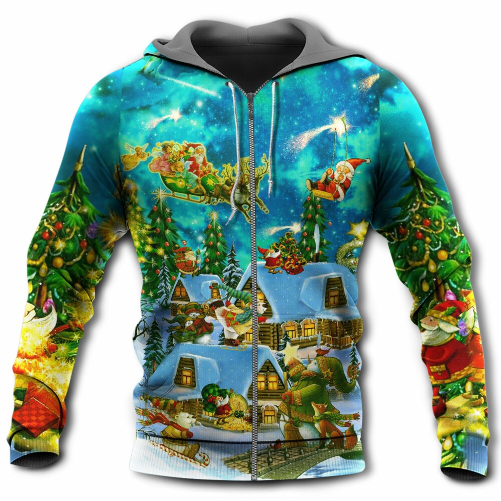 Christmas The Magical Night Happy Night - Hoodie - Owl Ohh - Owl Ohh