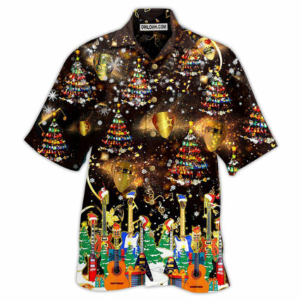 Christmas Yes I Speak Amazing Guitar - Hawaiian Shirt - Owl Ohh - Owl Ohh