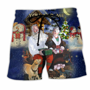 Christmas You And Me We Got This Christmas Night - Beach Short - Owl Ohh - Owl Ohh