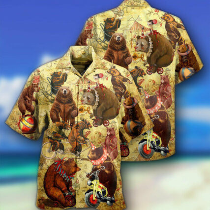 Circus Bears Amazing - Hawaiian Shirt - Owl Ohh - Owl Ohh